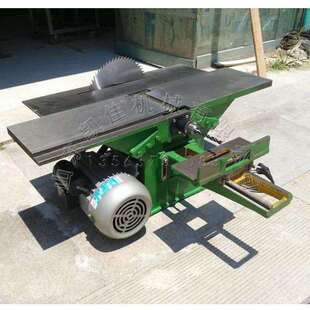 多用途木工平刨台锯电钻台刨三合一刨床120型150型全铜电机台刨