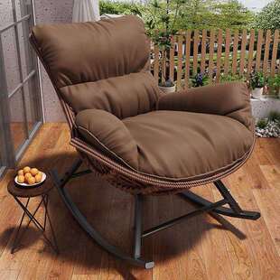 复古龙虾椅大人藤编加粗躺椅懒人沙发客厅阳台摇椅休工厂一件