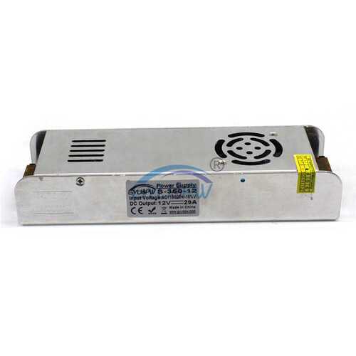 12V350W灯箱电源 DC12V29A长条电源 LED灯条模组安防监控电源