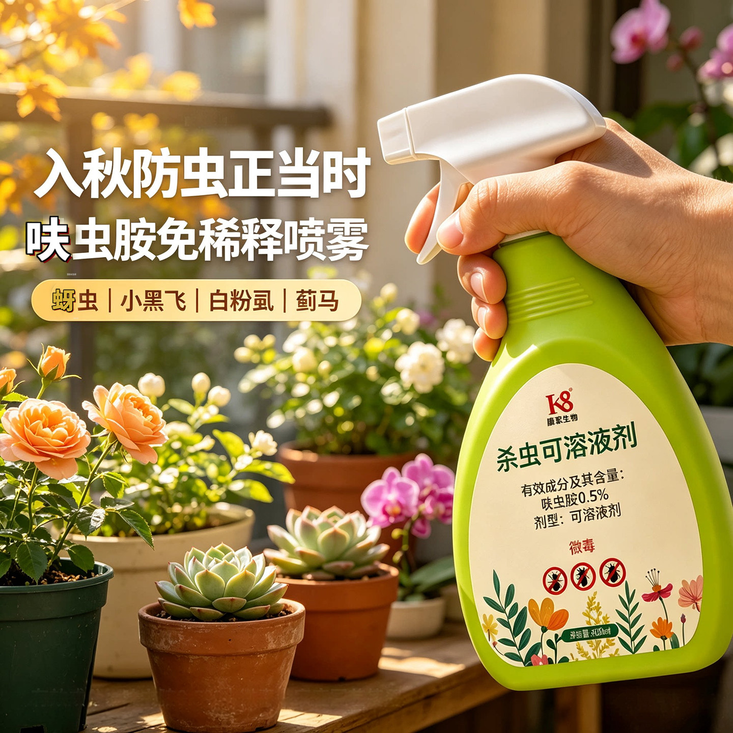 呋虫胺蚜虫小黑飞专用药杀虫剂