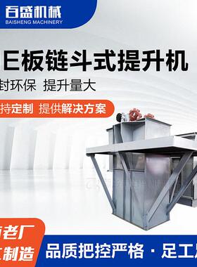 提升机厂家板链斗式提升机粉状物料用NE15型垂直板链式提升机