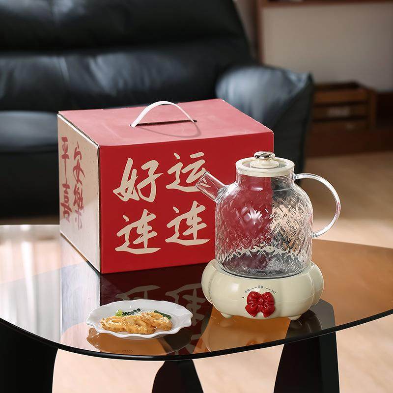 全玻璃养生壶炖煮一体烧水壶小型办公室宿舍电热煮茶壶