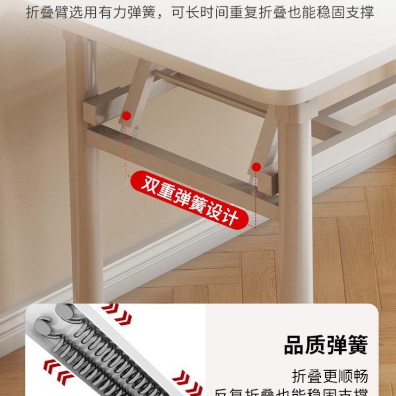 包邮可折叠电61530101脑桌学台型式卧室家用办公习小户书桌子易长