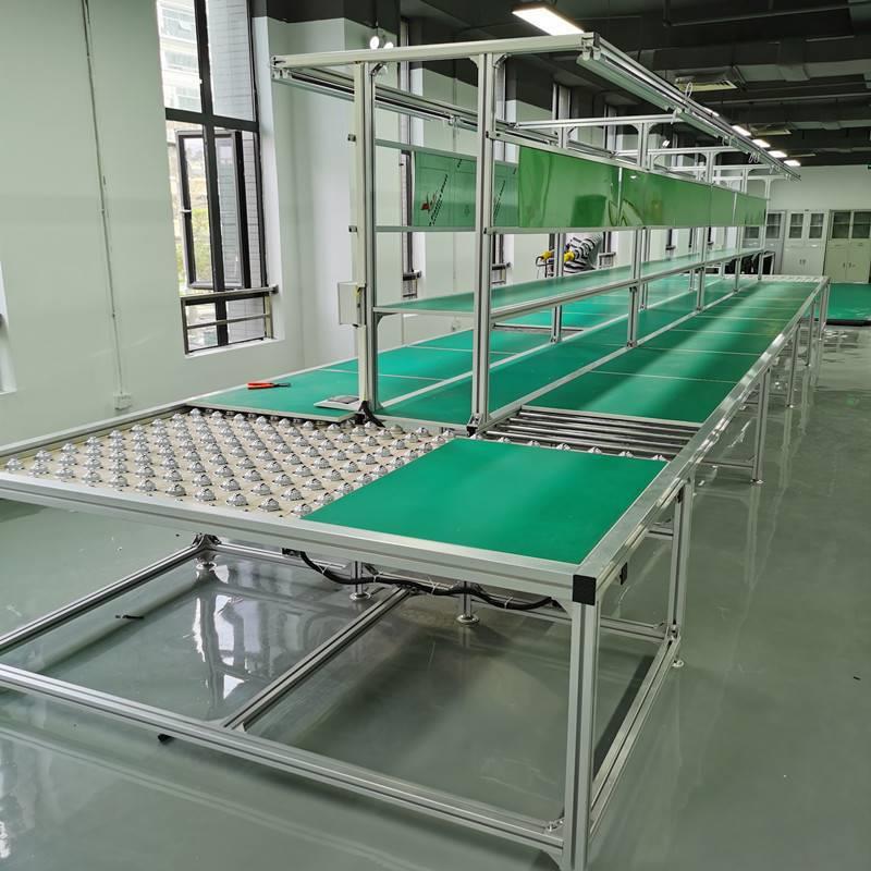 防STA静电工装生产无动力滚牛眼筒台输送机电子装板带配传送流水