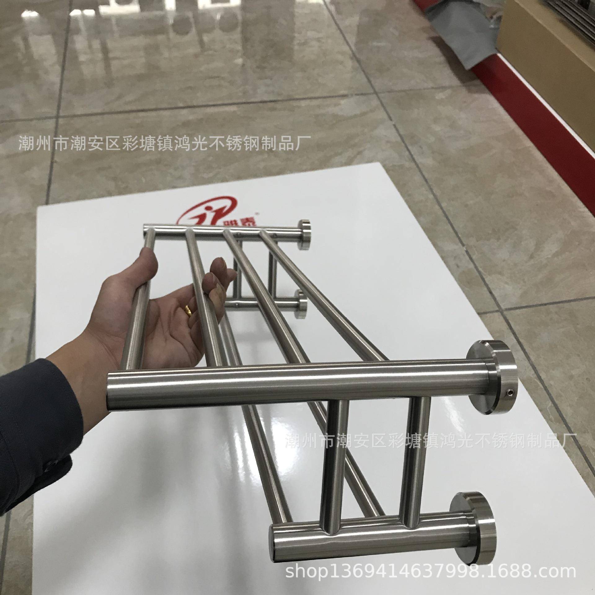 30间不锈4钢加281厚加固多层浴巾架生卫活动不生锈拉丝毛巾架酒店