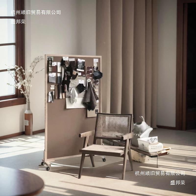 移动万向轮支架公告板留感言板板软木照片背景426墙板灵创艺板展