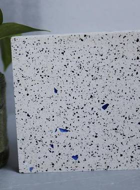 水磨砖白蓝色地颗粒水磨石卫石生间墙砖庭复古AWN花地砖仿古院地