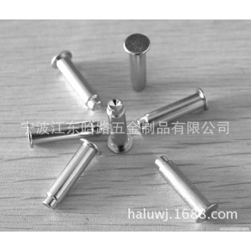 不锈钉空钢非标半心铆/汽TNP车铆钉/螺杆螺丝/动车铆/器材铜钉铆
