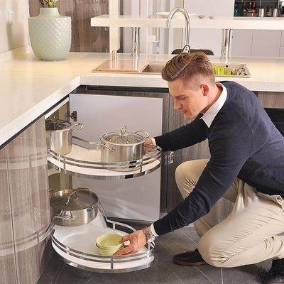 橱柜转角转盘624收架储物篮缓冲柜内多功碟尼能纳盘转飞阻调味篮,家装主材,拉篮,淘宝优惠券,粉丝福利购,淘宝优惠卷