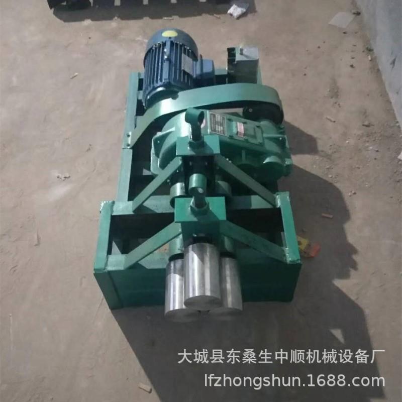 电钢筋机槽圆钢扁铁滚圆机手动铁丝卷圈卷机压圆机1200角铁卷动圆