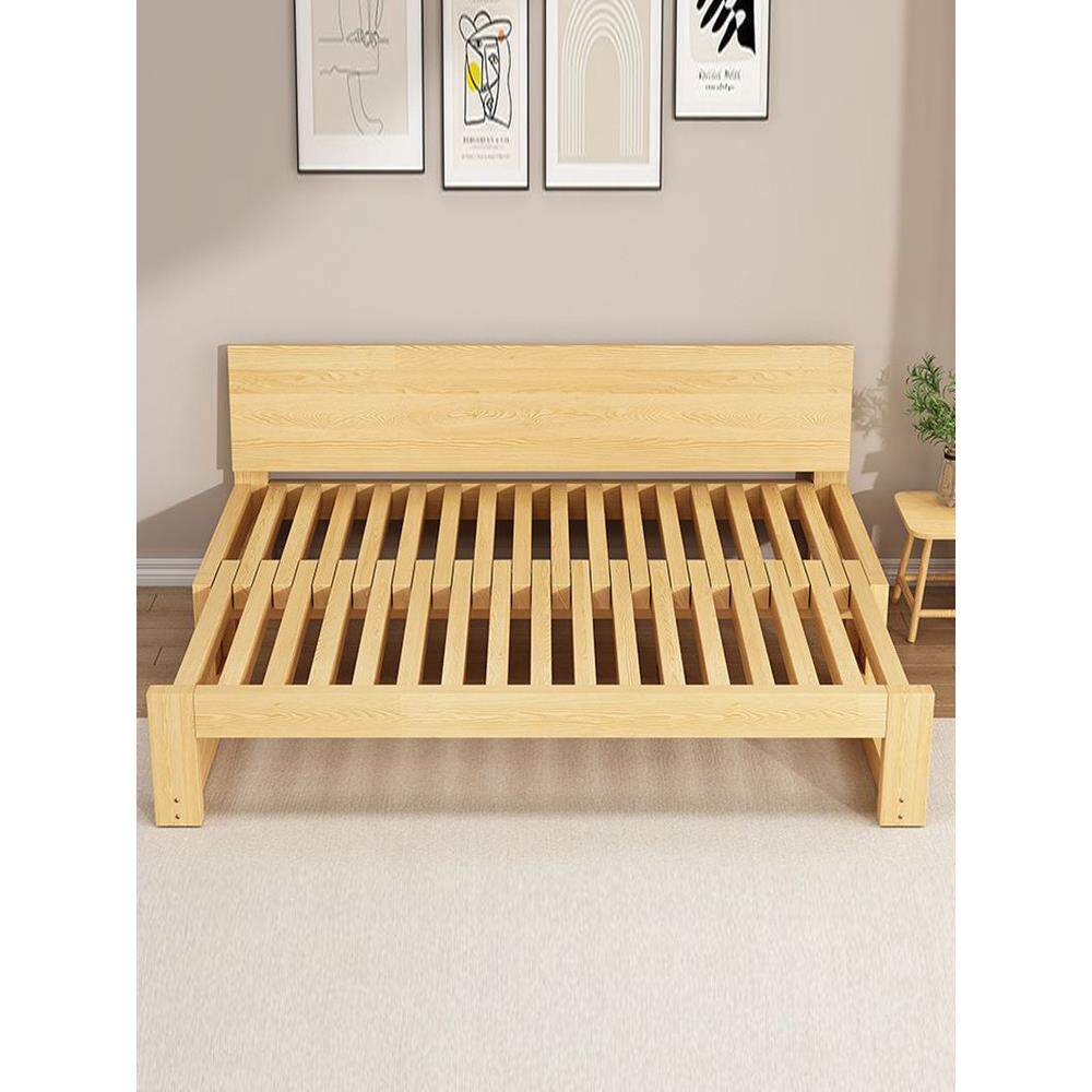 实木沙发床折叠用多功能厅小客户型榻榻米单253双两人抽拉伸缩拉