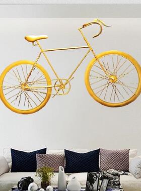 复面古工业风挂铁艺壁挂自行车酒吧烧烤店餐OIF件厅墙创意墙壁装