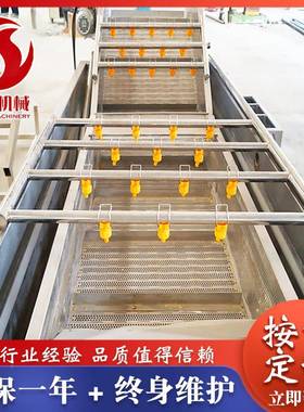 自动水果气浪械式全清洗机果蔬气泡清洗机柑橘15658高气压泡清洗