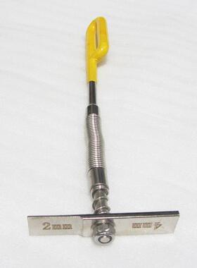 铁路道岔密贴复合检查测锤2mmmm64mm10mm轨缝检QLW片密贴调整锤