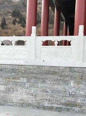 制作KTO栏杆石汉白雕玉雕花杆石材栏浮雕栏杆安装
