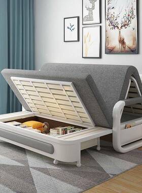 沙床可储缩物收缩推床客厅单人双人小户型拉伸两用VGJ多功发能一