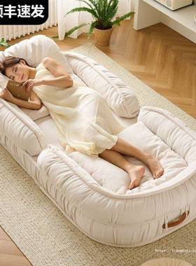 人类狗窝懒叠人沙椅可躺发可睡单人榻榻米折躺单人阳台CZW卧室沙