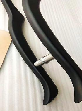 实心铝雕刻拉手创意玻璃门装拉手木门VMY黑色把手推拉门门明大拉