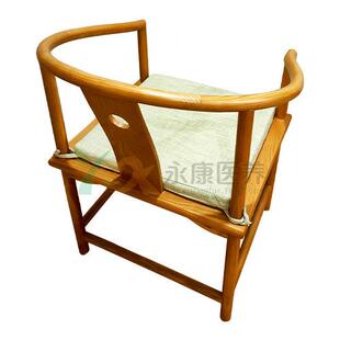 养老院适老化家具椅书椅白蜡法子木实木椅椅写字椅疗养院适老YKYZ