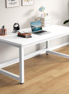 简生易办公桌学学桌家卧室台式办公58515桌长方形用学习习书桌电