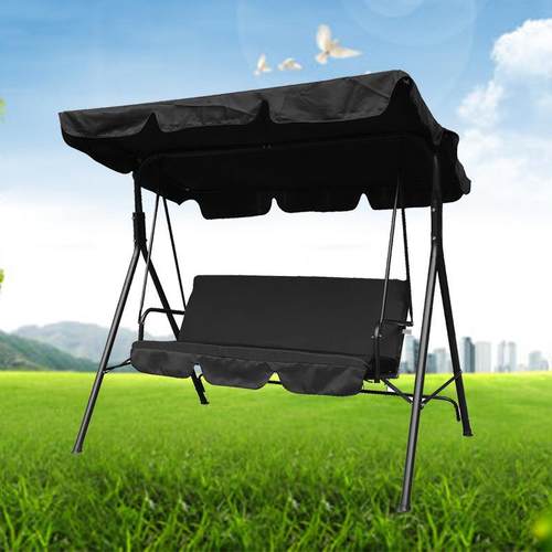 户摇ZTO椅款三人秋千阳伞秋千折遮叠座新椅外秋千摇椅