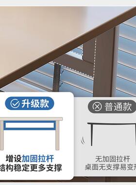 桌卧OPI学生书房写桌字学室习子奶油风家用简易台书式电脑桌办公