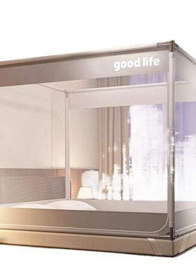 ?卧室蚊免帐用2025家全罩式防摔婴儿童MKQ防床蒙古掉包安装新款帐