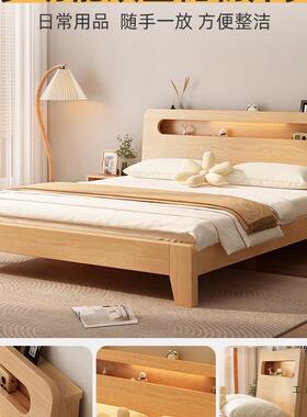 床现代简米约18双人床米木工厂直实56280销1.5m出租房用经济型单