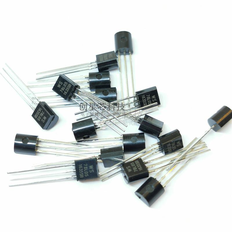 三端5稳压管L78L0L7805WS7805T-92PMS5OV三端稳压三极管