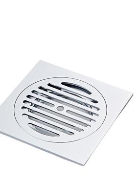 全铜15x15cmil1ou地漏75管URT道10管道地漏d高端防臭地漏15*15大