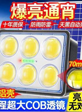 雨特亮露LCK太阳能照明灯投光灯花户外太阳能庭院灯路灯园车库棚