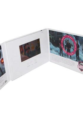 AXM4数频.3寸视频贺卡高电子清贺卡个性化设计码企业邀请函LCD视