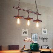 JPF工酒业风吊灯loft创意餐厅吧台灯铁艺吧性网咖复古怀旧齿轮灯