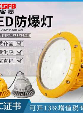 50W厂房车间防爆应急照明灯60W100WLED泛光灯70瓦LED防爆灯耐腐