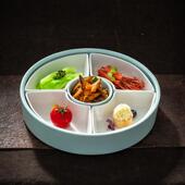 陶瓷五味食FEB酒店冷厅盘明档餐具套装 餐凉菜分子盒料理拼碟合组