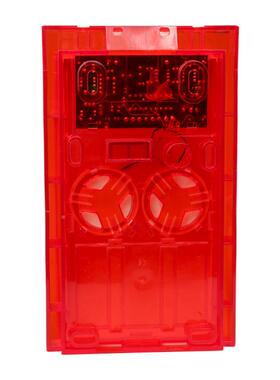 户声光警号外防水NII器声光报警光12V室外声报警器声光报警喇叭