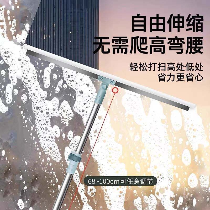 家用清洁地刮魔术扫把硅胶双面地刮卫生间浴室扫头发便捷刮水器