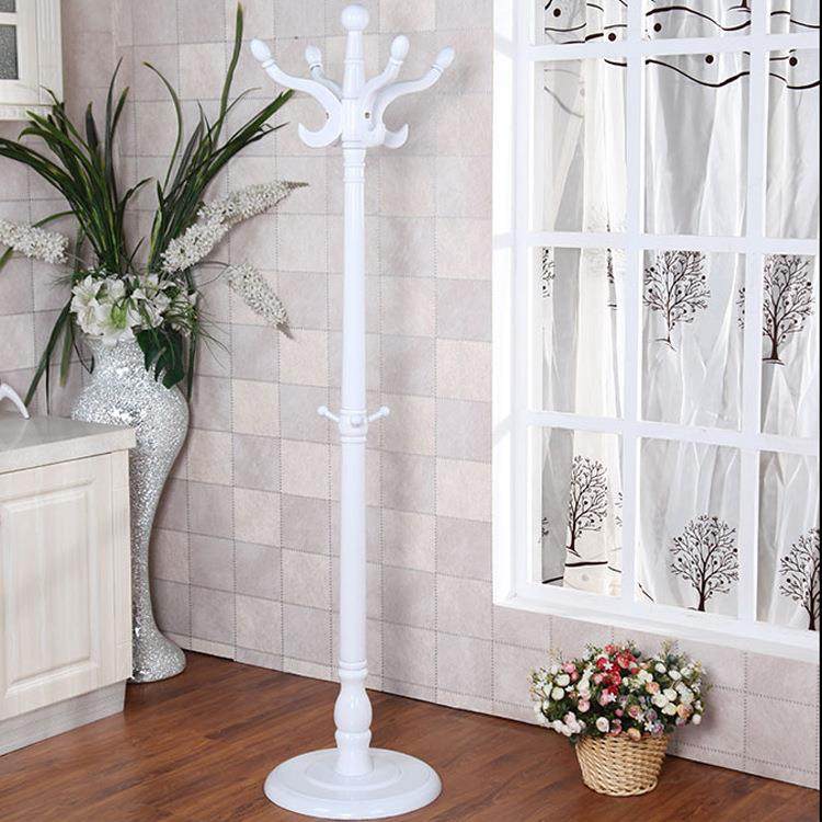 木落地立式衣帽酒店家用桦木收CJG-9-1实纳架挂衣置物挂包衣架现