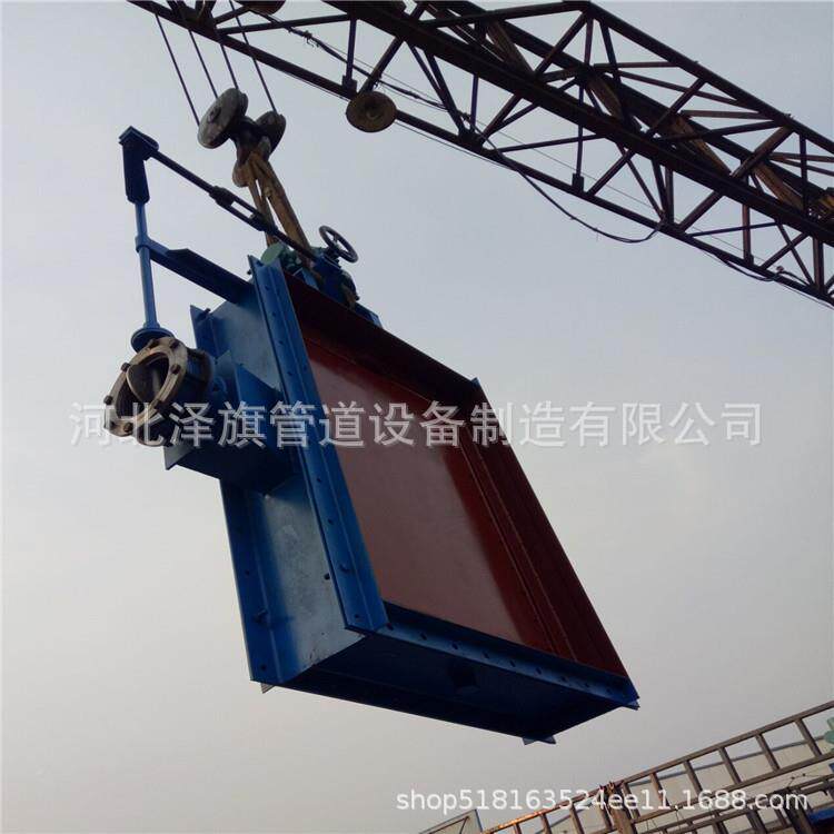 烟气硫挡板门脱1000*700（百叶窗）式烟气单脱硫挡板门（快开）