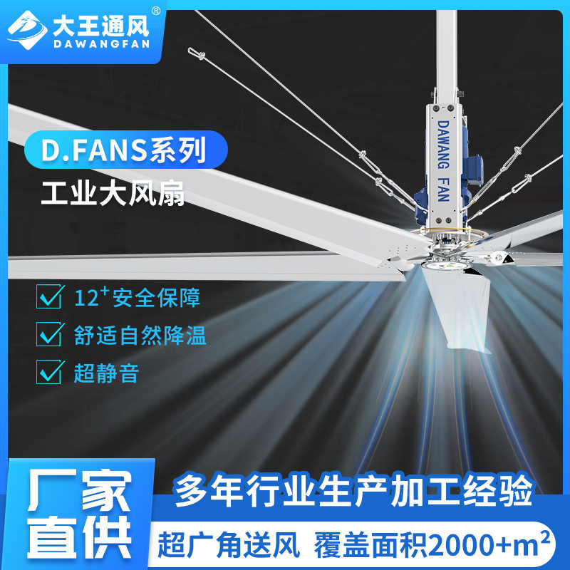 D.fans工业吊扇大风量一级能效