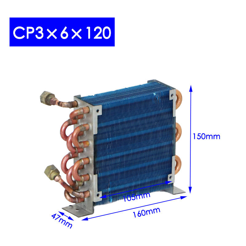 CP3×6×120风冷铜翅片冷凝器
