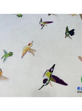 新西兰进抽口羊毛784简约象小鸟喜鹊中式客厅茶前几地白色毯卧室