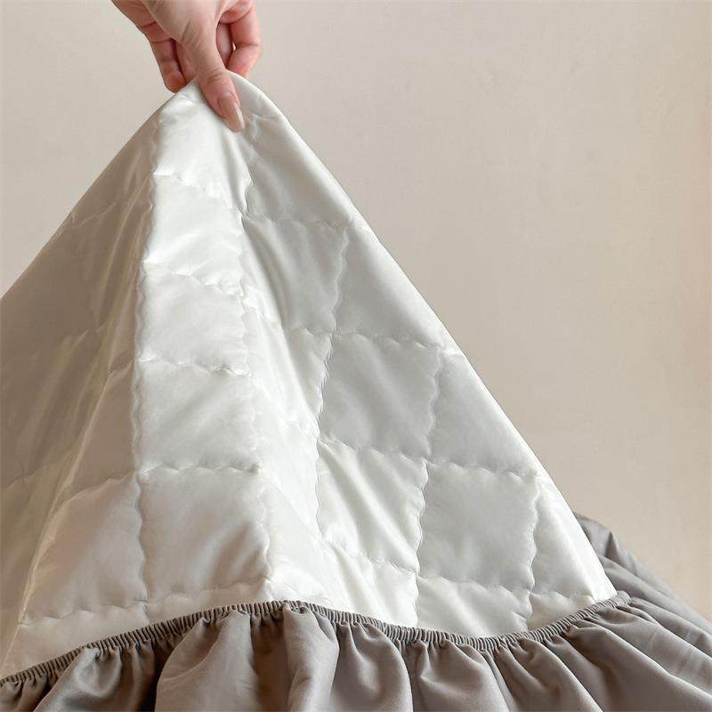 简约高端加全棉棉夹绗缝防SWSW水隔尿床笠厚单床品垫保护套罩隔脏,床上用品,床裙,淘宝优惠券,粉丝福利购,淘宝优惠卷