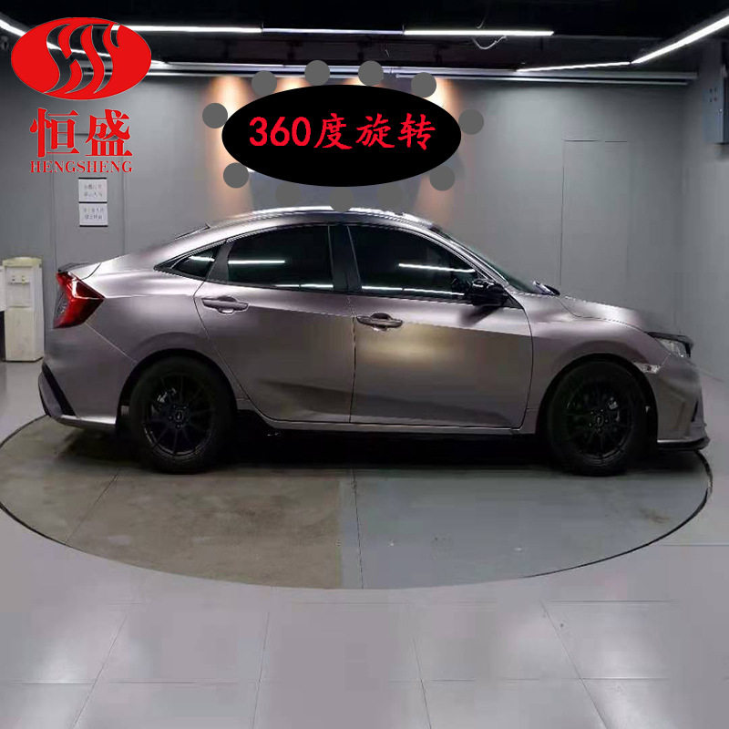 直径5米转台展厅旋转展示台工业展览转台 车库调头转台摄影旋转台