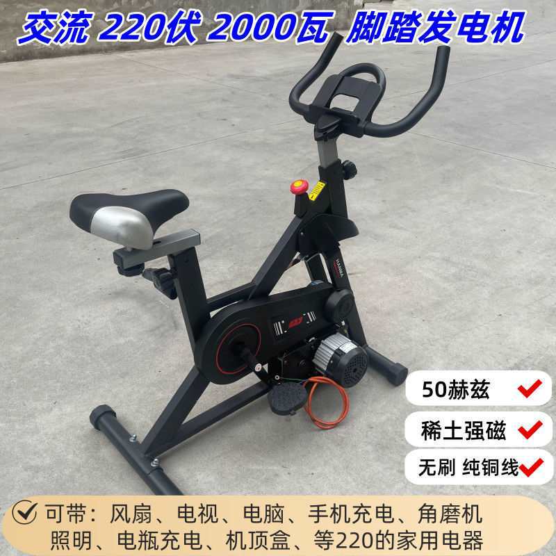 2000W永磁交流脚踏发电机