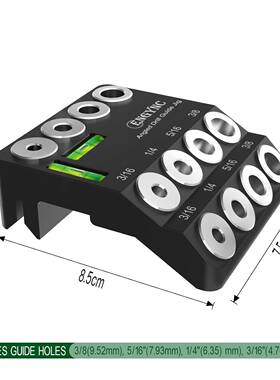 304509具度斜角钻头导向夹2带个鱼雷水平便携式钻孔导95489向夹具