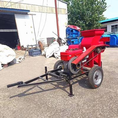 新型玉米脱粒机50型打油棒8子机LQN撕皮脱力粒一体12马柴机配套打