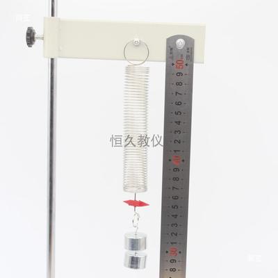 545胡克定螺旋弹律带验簧组实器材物理力学弹簧测力计直尺钩码