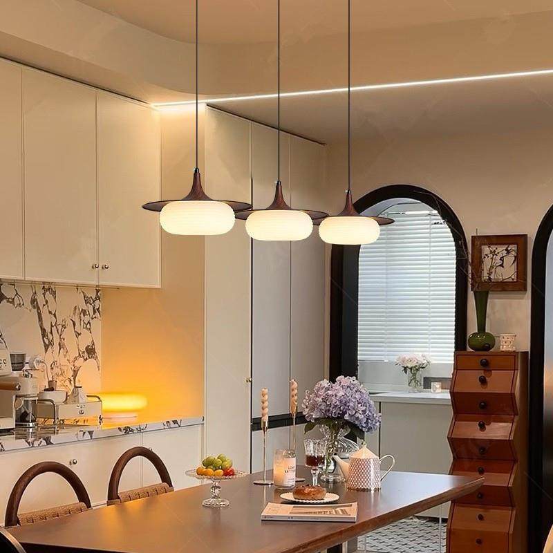 1802式中古风餐吊厅吊灯法端式复古岛台新中原木风灯具设计师高餐,家装灯饰光源,智能吊灯,淘宝优惠券,粉丝福利购,淘宝优惠卷