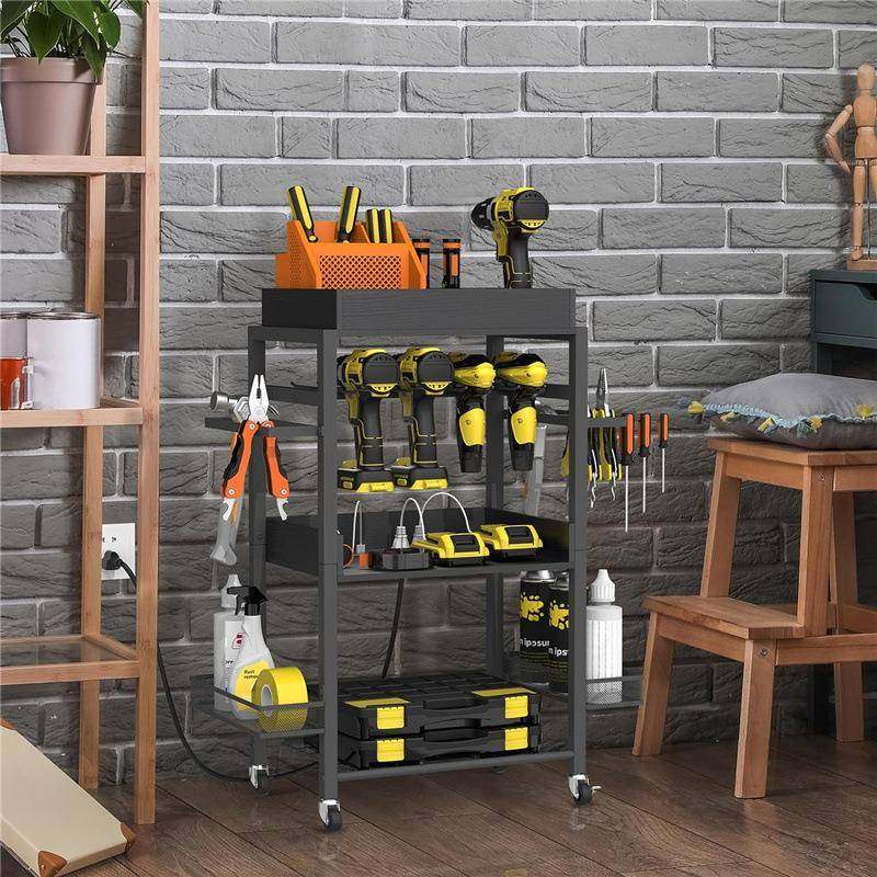 带轮子的花园工具架电动工具收纳理盒XAL工具支架整储收物架置物,收纳整理,书桌收纳置物架,淘宝优惠券,粉丝福利购,淘宝优惠卷